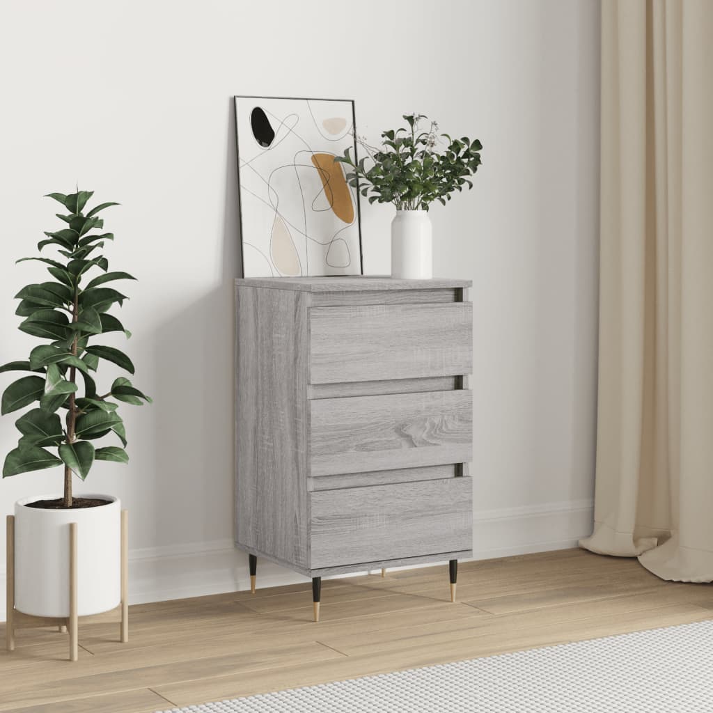 Credenza Grigio Sonoma 40x35x70 cm in Legno Multistrato - homemem39