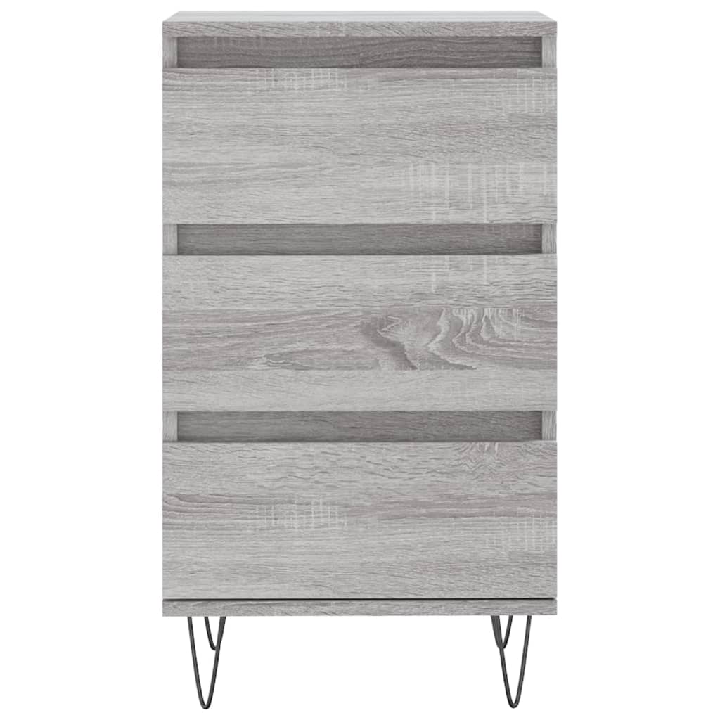 Credenza Grigio Sonoma 40x35x70 cm in Legno Multistrato
