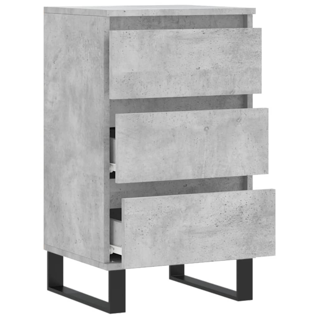 Credenza Grigio Cemento 40x35x70 cm in Legno Multistrato - homemem39