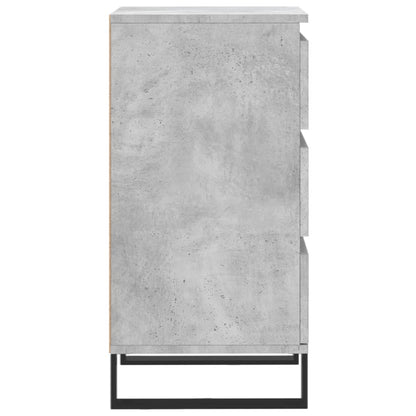 Credenza Grigio Cemento 40x35x70 cm in Legno Multistrato