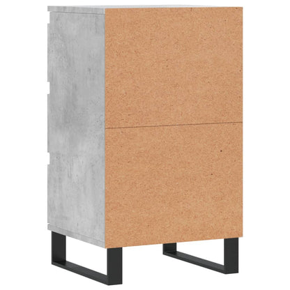 Credenza Grigio Cemento 40x35x70 cm in Legno Multistrato