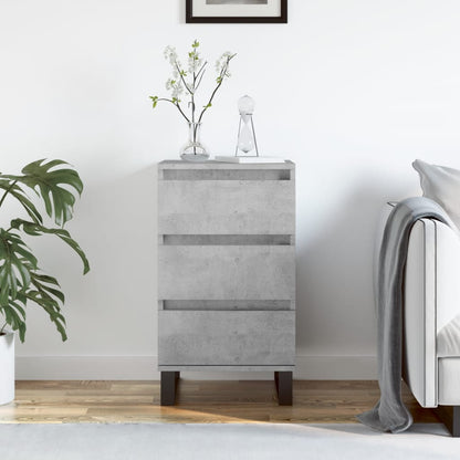 Credenza Grigio Cemento 40x35x70 cm in Legno Multistrato
