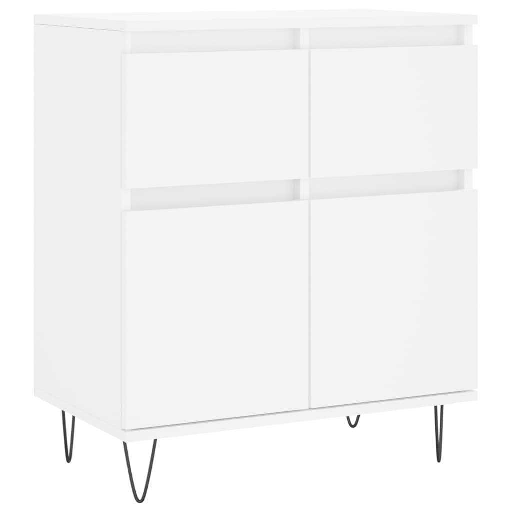 Credenza Bianca 60x35x70 cm in Legno Multistrato - homemem39