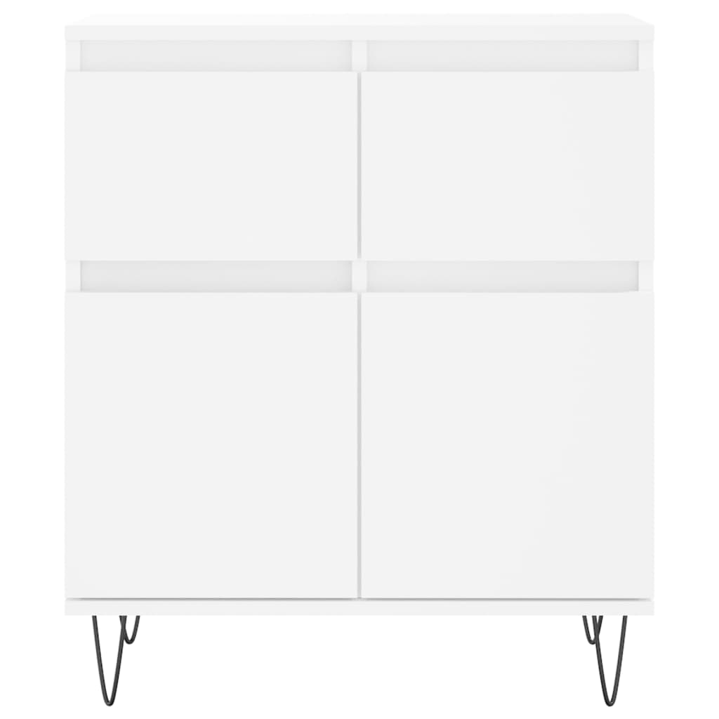 Credenza Bianca 60x35x70 cm in Legno Multistrato