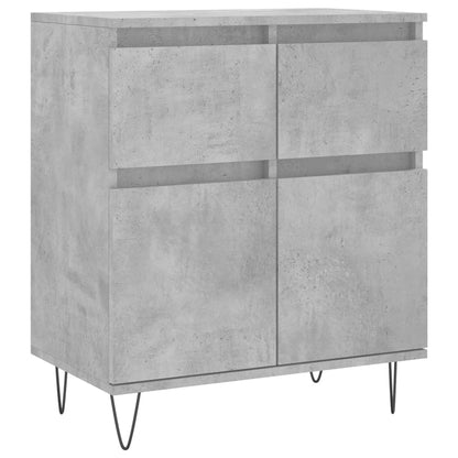 Credenza Grigio Cemento 60x35x70 cm in Legno Multistrato - homemem39