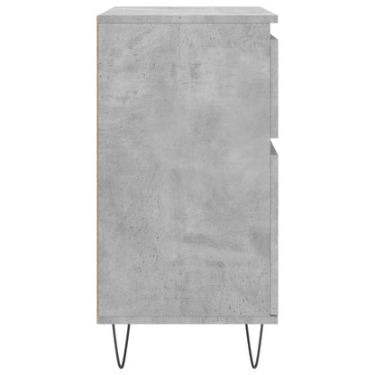 Credenza Grigio Cemento 60x35x70 cm in Legno Multistrato