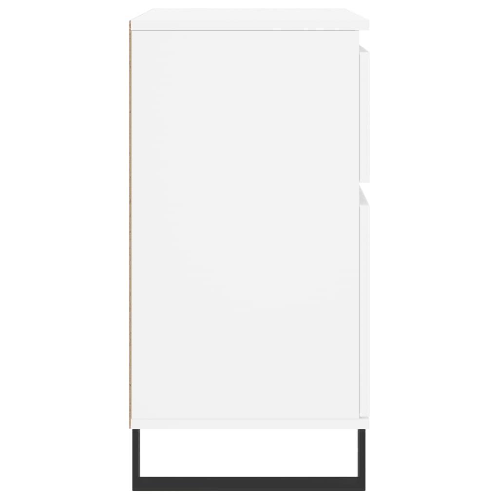 Credenza Bianca 60x35x70 cm in Legno Multistrato