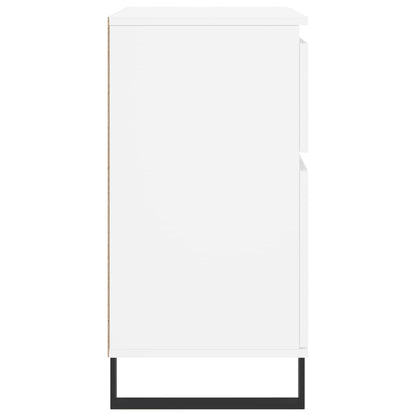 Credenza Bianca 60x35x70 cm in Legno Multistrato