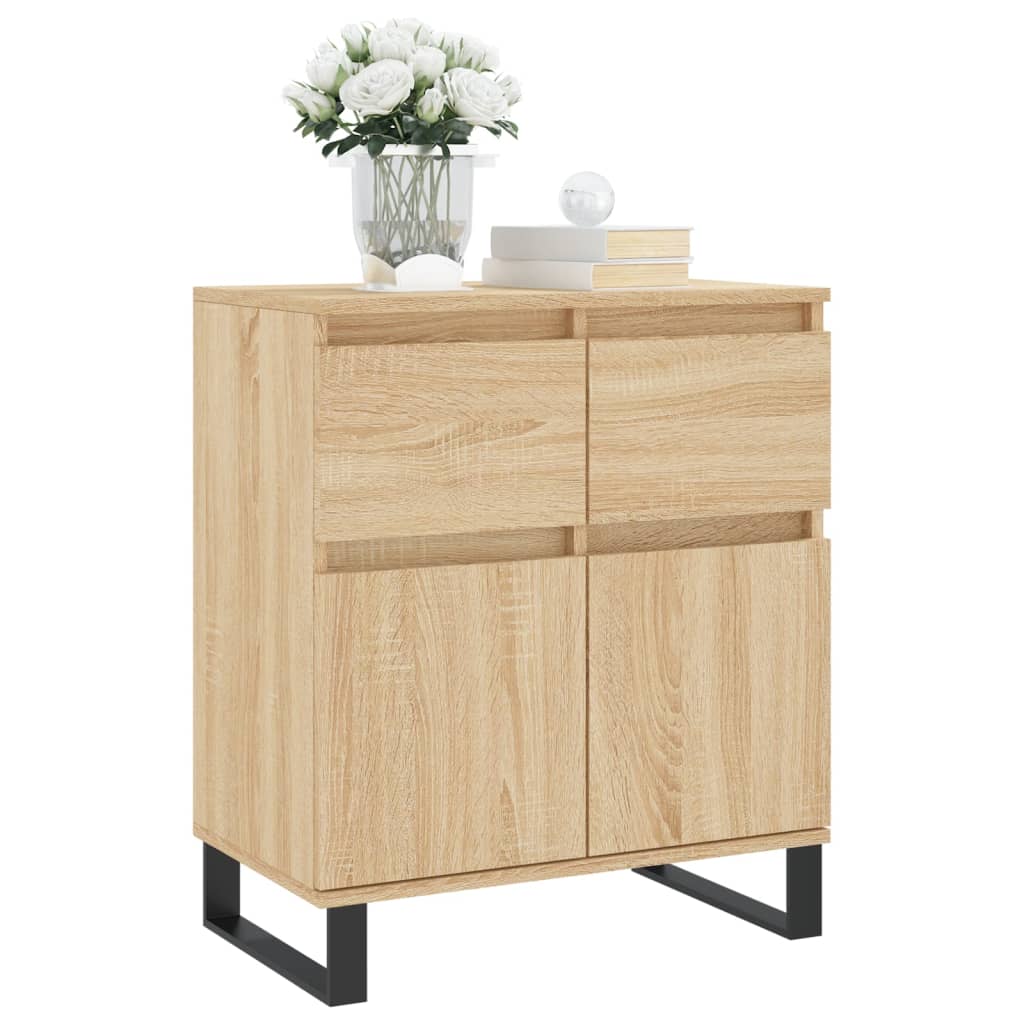Credenza Rovere Sonoma 60x35x70 cm in Legno Multistrato
