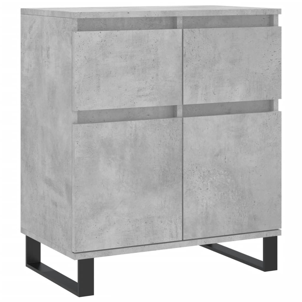 Credenza Grigio Cemento 60x35x70 cm in Legno Multistrato - homemem39