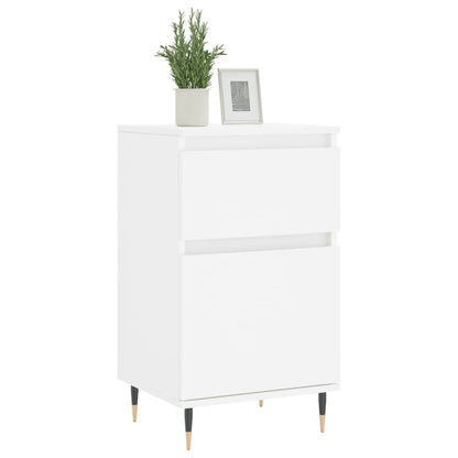 Credenza Bianca 40x35x70 cm in Legno Multistrato - homemem39