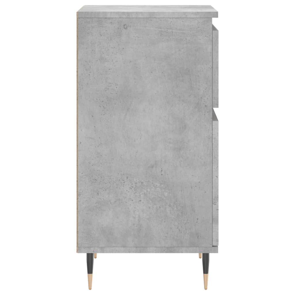 Credenze 2 pz Grigio Cemento 40x35x70 cm in Legno Multistrato - homemem39