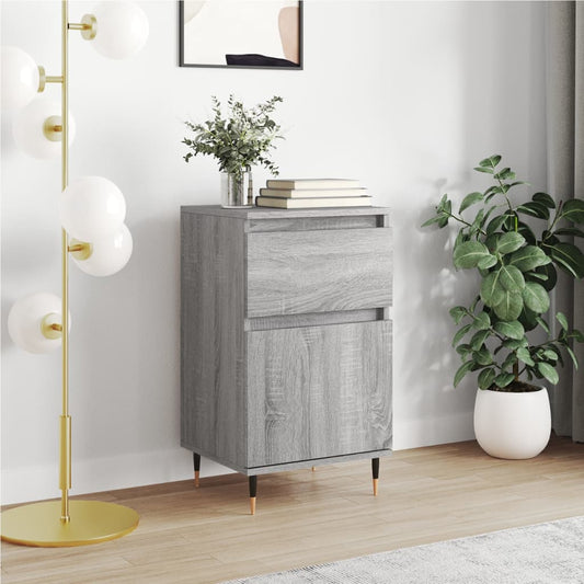 Credenza Grigio Sonoma 40x35x70 cm in Legno Multistrato - homemem39
