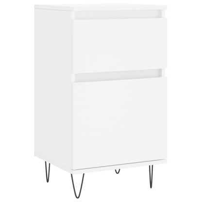 Credenza Bianca 40x35x70 cm in Legno Multistrato - homemem39