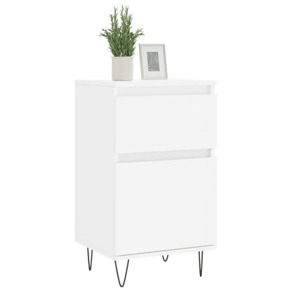 Credenza Bianca 40x35x70 cm in Legno Multistrato - homemem39