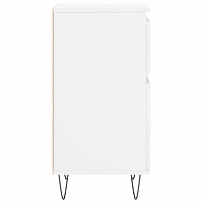 Credenza Bianca 40x35x70 cm in Legno Multistrato - homemem39