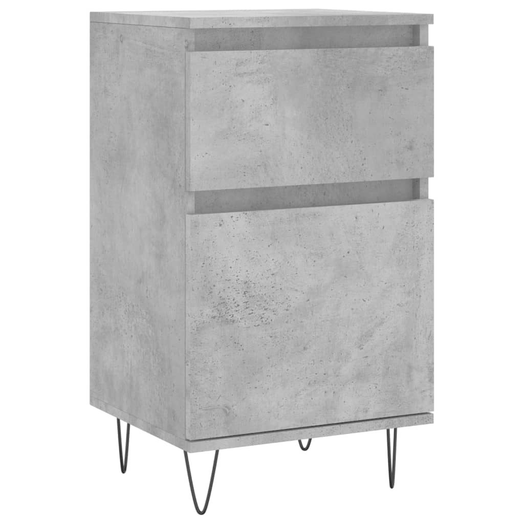 Credenza Grigio Cemento 40x35x70 cm in Legno Multistrato - homemem39