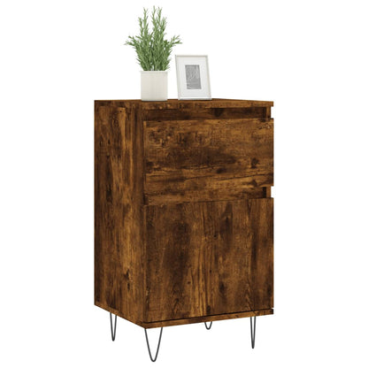 Credenza Rovere Fumo 40x35x70 cm in Legno Multistrato - homemem39