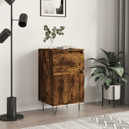Credenza Rovere Fumo 40x35x70 cm in Legno Multistrato - homemem39