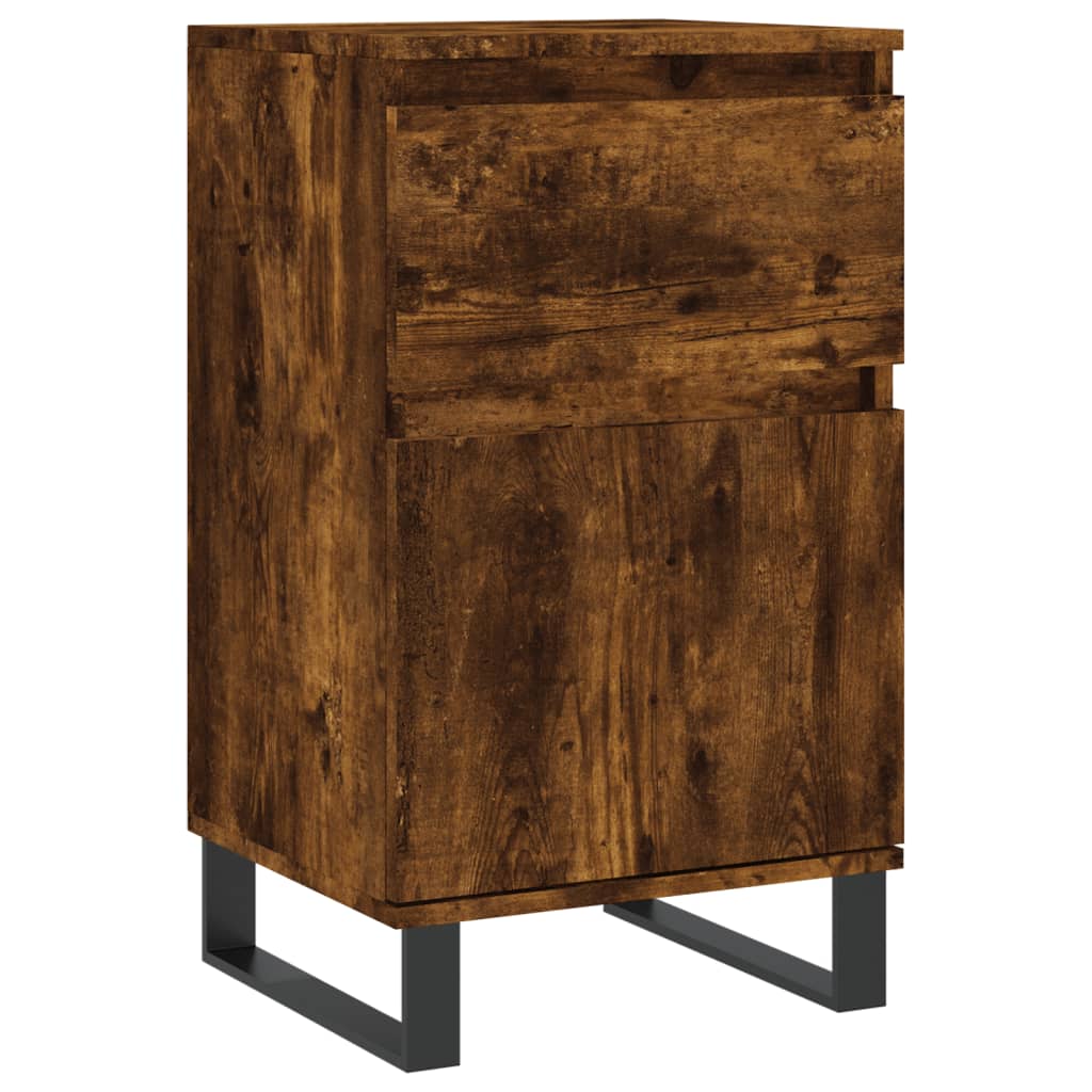 Credenza Rovere Fumo 40x35x70 cm in Legno Multistrato - homemem39