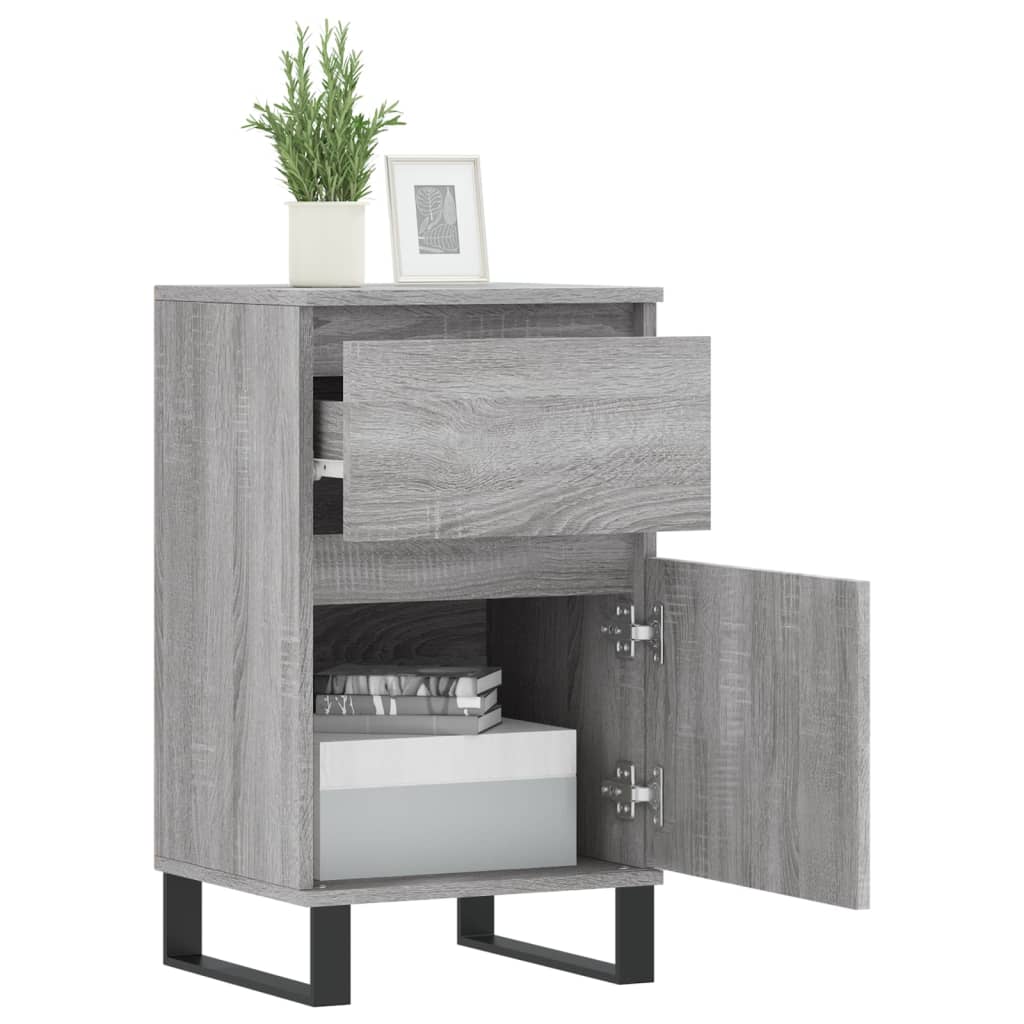 Credenze 2 pz Grigio Sonoma 40x35x70 cm in Legno Multistrato | homemem39