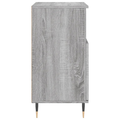 Credenza Grigio Sonoma 60x35x70 cm in Legno Multistrato