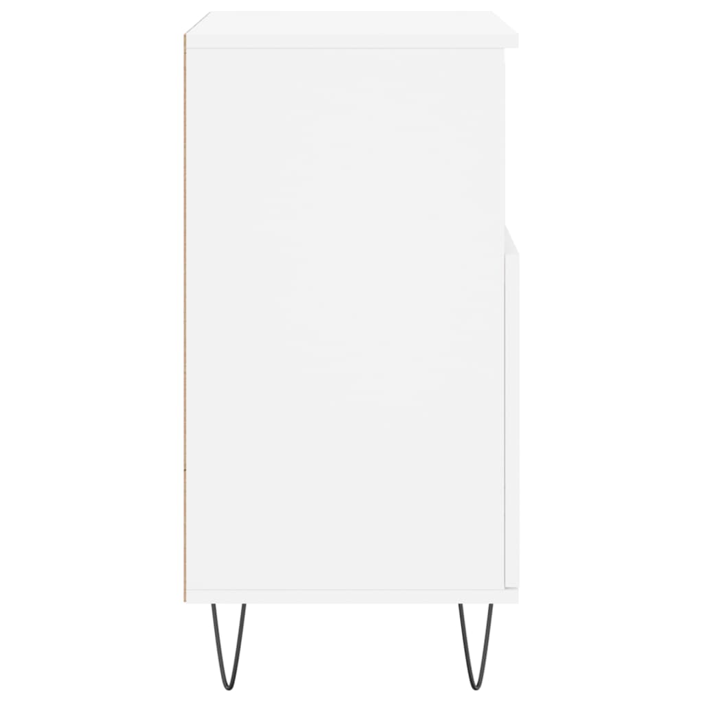 Credenza Bianca 60x35x70 cm in Legno Multistrato