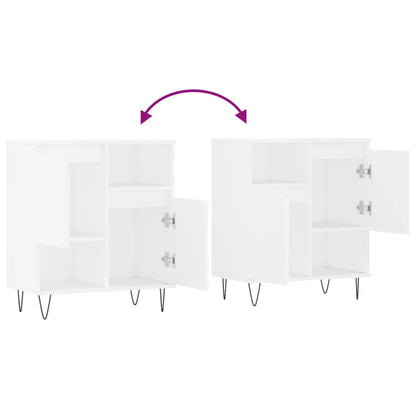 Credenza Bianca 60x35x70 cm in Legno Multistrato