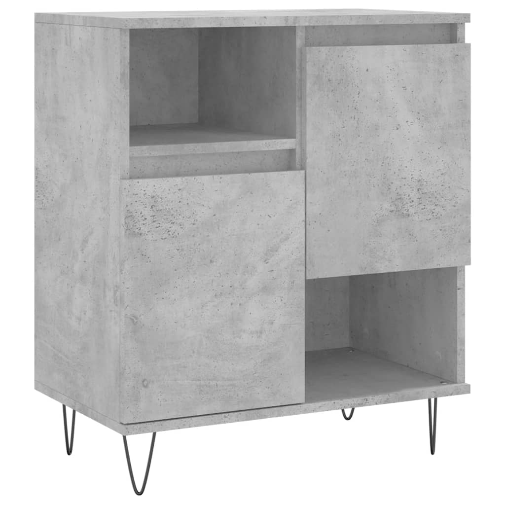 Credenza Grigio Cemento 60x35x70 cm in Legno Multistrato - homemem39
