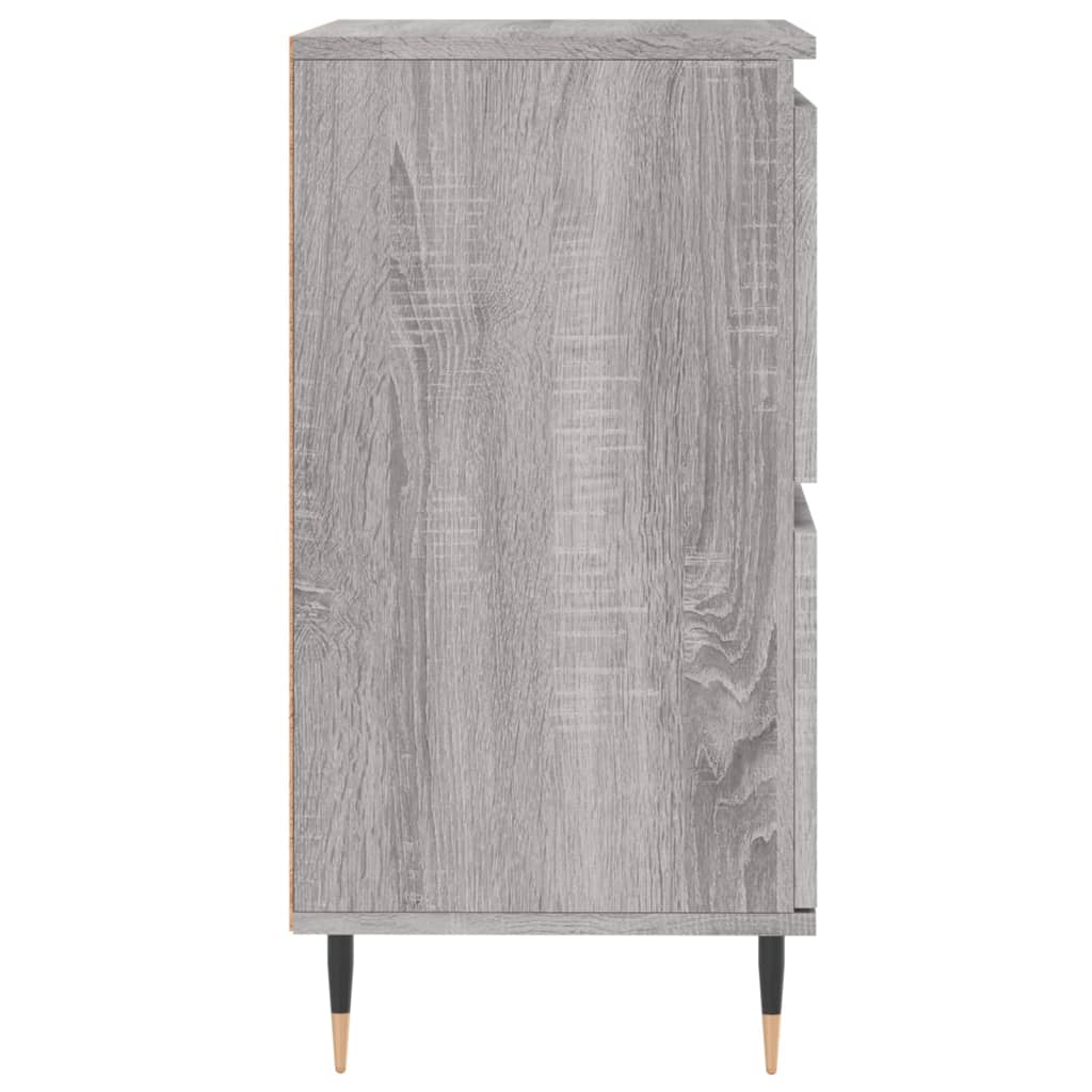 Credenza Grigio Sonoma 60x35x70 cm in Legno Multistrato