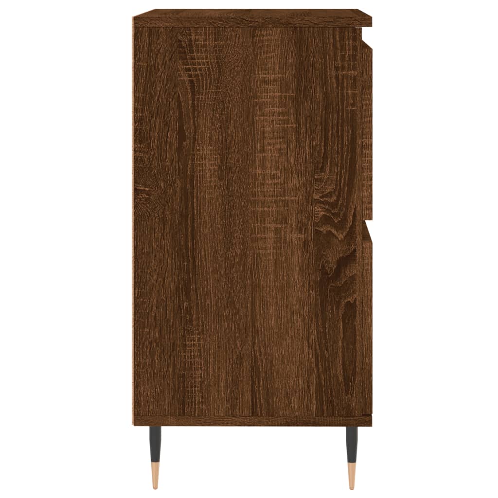 Brown Oak Sideboard 60x35x70 cm in Multilayer Wood