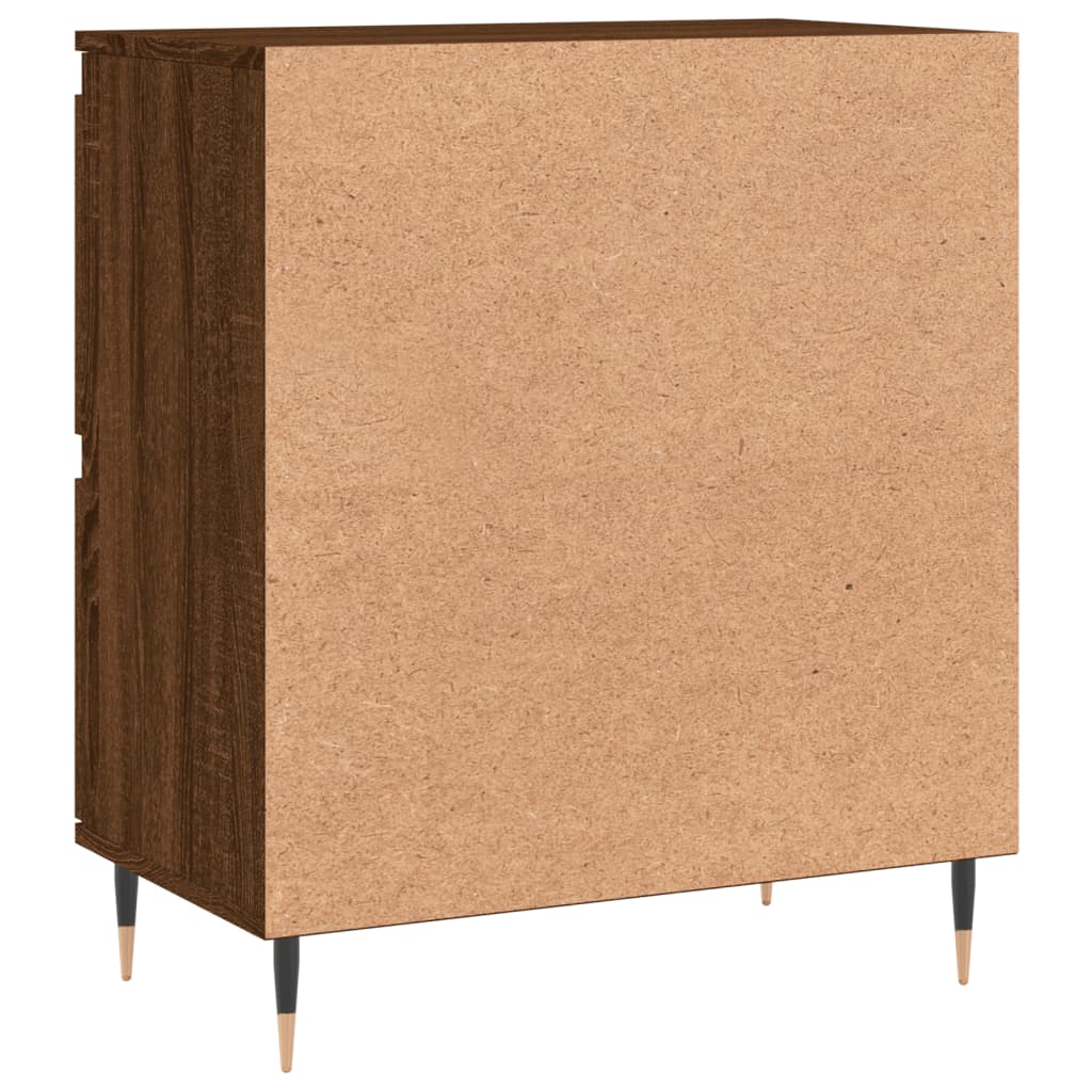 Brown Oak Sideboard 60x35x70 cm in Multilayer Wood