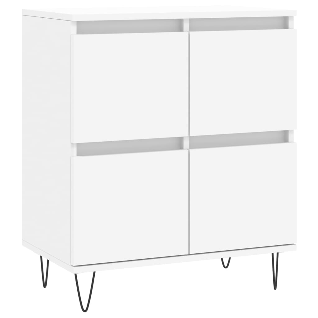 Credenza Bianca 60x35x70 cm in Legno Multistrato | homemem39