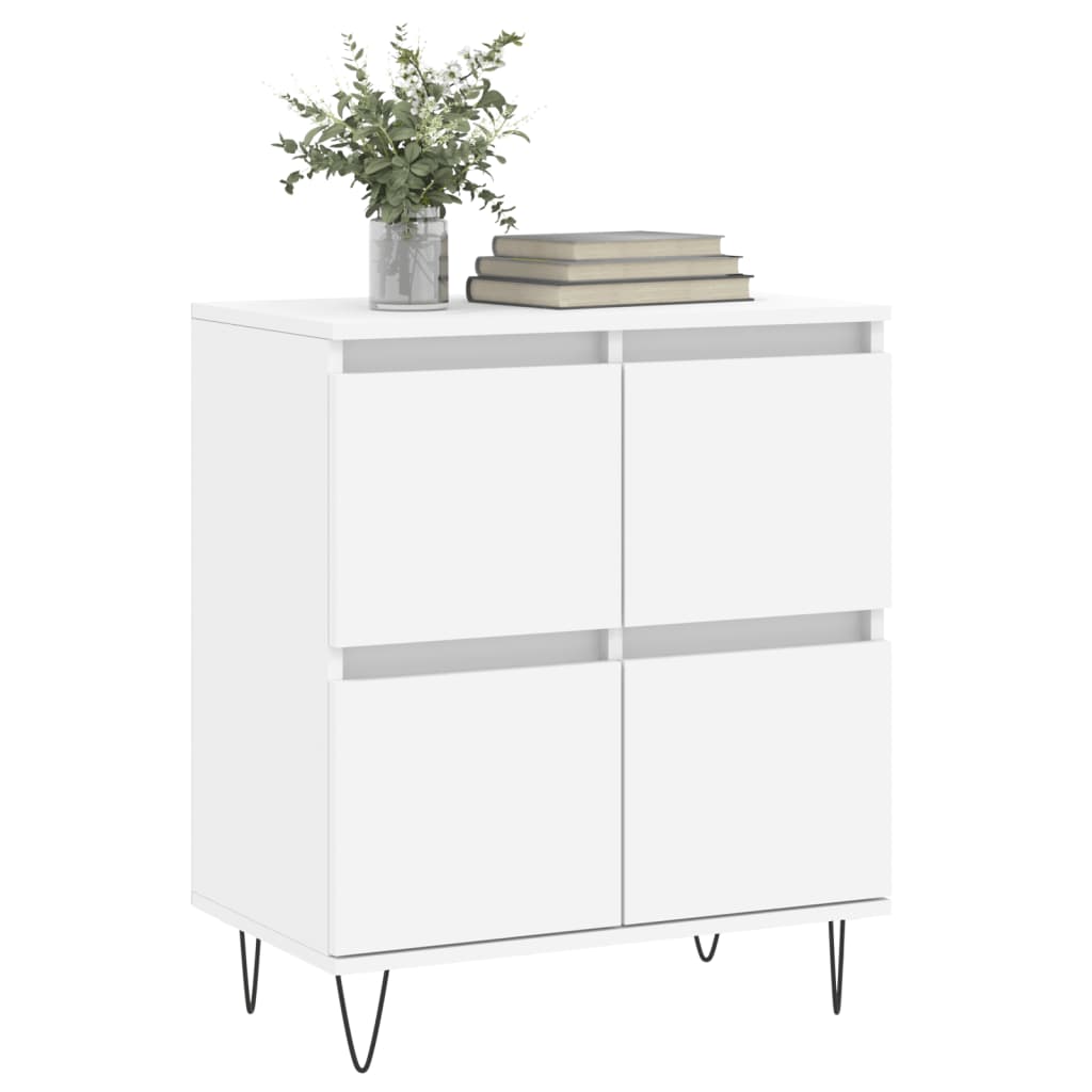 Credenza Bianca 60x35x70 cm in Legno Multistrato | homemem39
