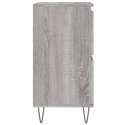 Credenza Grigio Sonoma 60x35x70 cm in Legno Multistrato