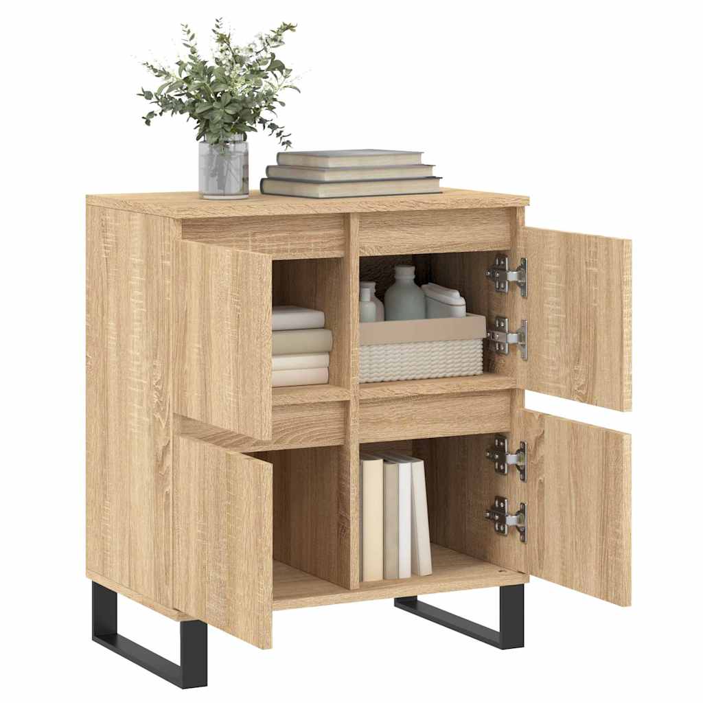 Credenza Rovere Sonoma 60x35x70 cm in Legno Multistrato