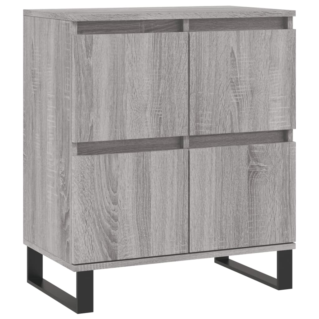 Credenza Grigio Sonoma 60x35x70 cm in Legno Multistrato - homemem39