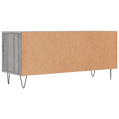 Mobile Porta TV Grigio Sonoma 100x34,5x44,5cm Legno Multistrato - homemem39