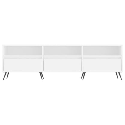 Mobile Porta TV Bianco 150x30x44,5 cm in Legno Multistrato - homemem39