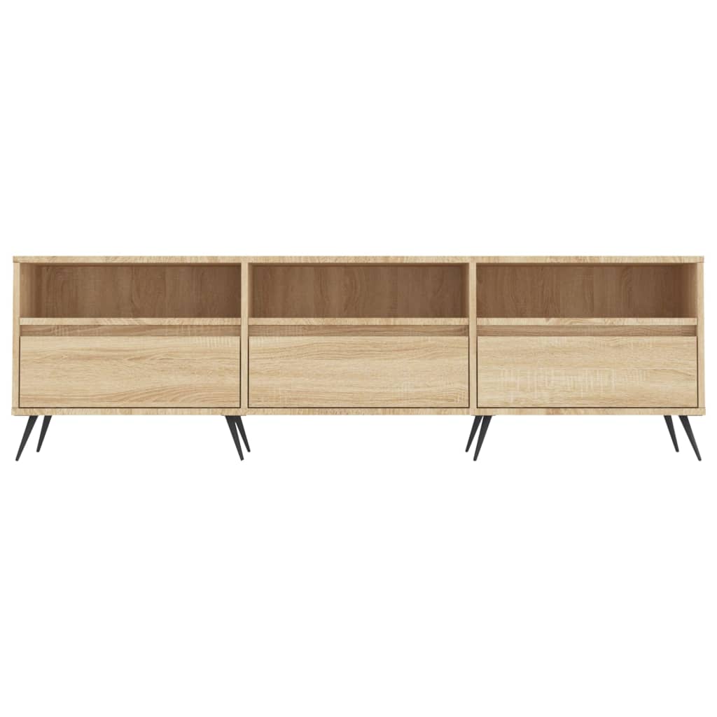 Mobile Porta TV Rovere Sonoma 150x30x44,5 cm Legno Multistrato - homemem39