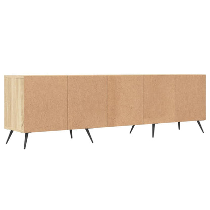 Mobile Porta TV Rovere Sonoma 150x30x44,5 cm Legno Multistrato - homemem39