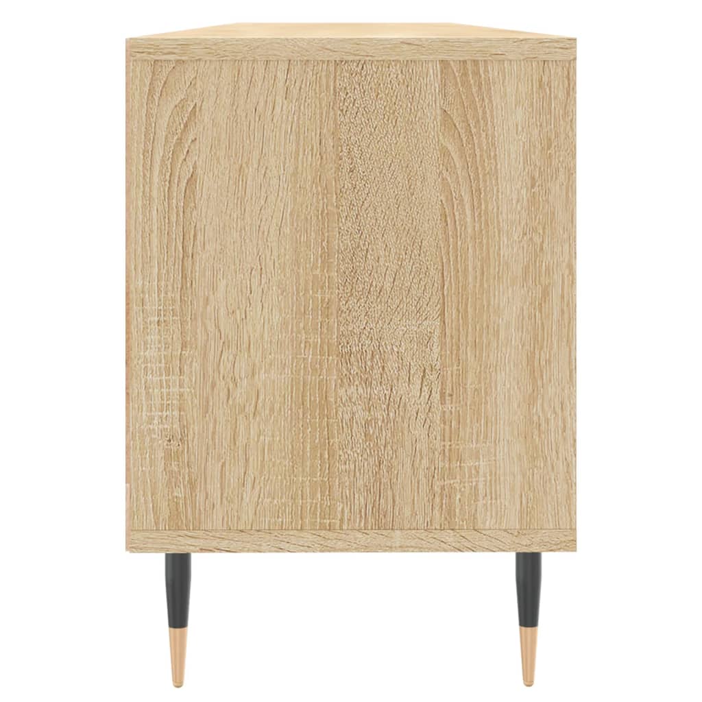 Mobile Porta TV Rovere Sonoma 150x30x44,5 cm Legno Multistrato - homemem39
