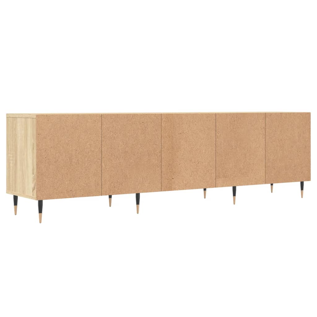 Mobile Porta TV Rovere Sonoma 150x30x44,5 cm Legno Multistrato - homemem39