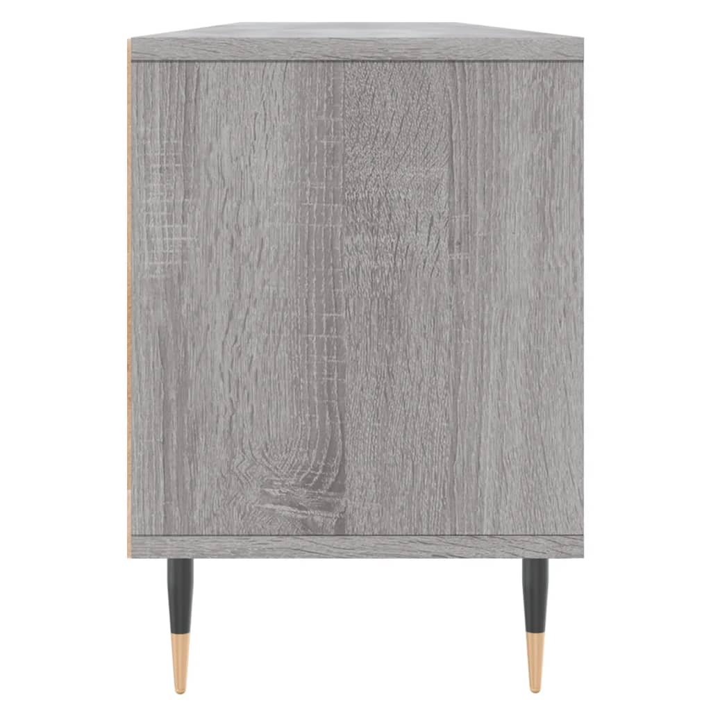 Mobile Porta TV Grigio Sonoma 150x30x44,5 cm Legno Multistrato - homemem39