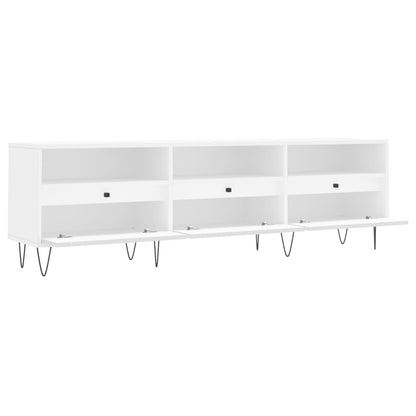 Mobile Porta TV Bianco 150x30x44,5 cm in Legno Multistrato - homemem39