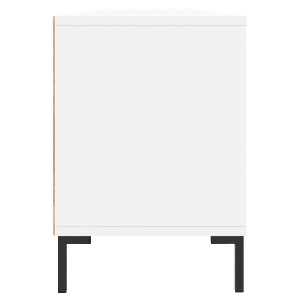 Mobile Porta TV Bianco 150x30x44,5 cm in Legno Multistrato