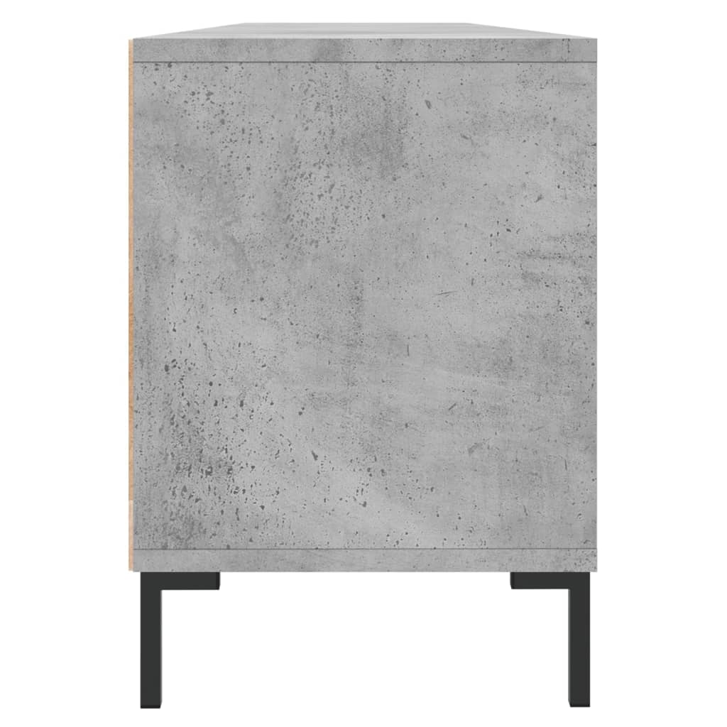 Mobile TV Grigio Cemento 150x30x44,5 cm Legno Multistrato - homemem39