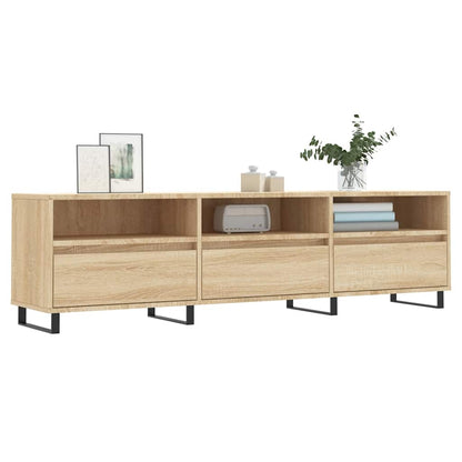 Mobile Porta TV Rovere Sonoma 150x30x44,5 cm Legno Multistrato