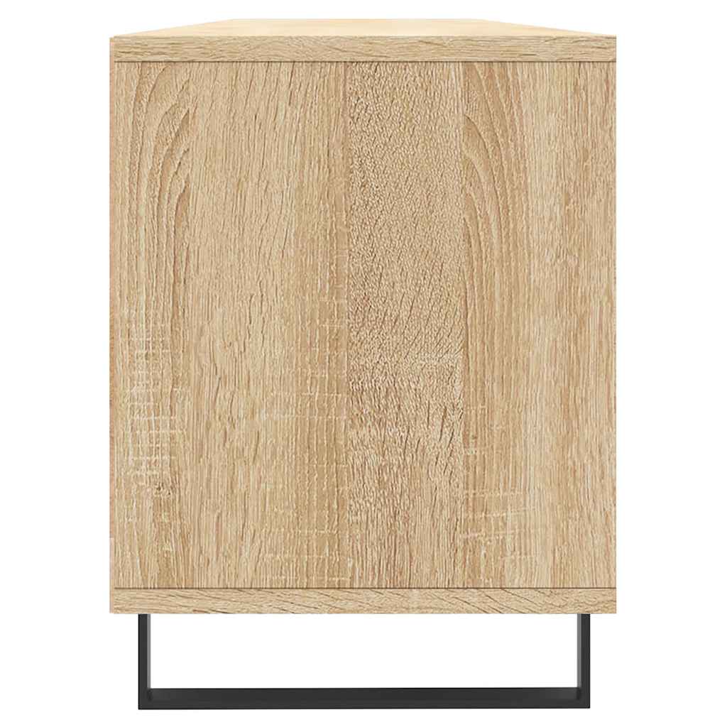 Mobile Porta TV Rovere Sonoma 150x30x44,5 cm Legno Multistrato - homemem39