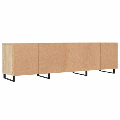 Mobile Porta TV Rovere Sonoma 150x30x44,5 cm Legno Multistrato - homemem39